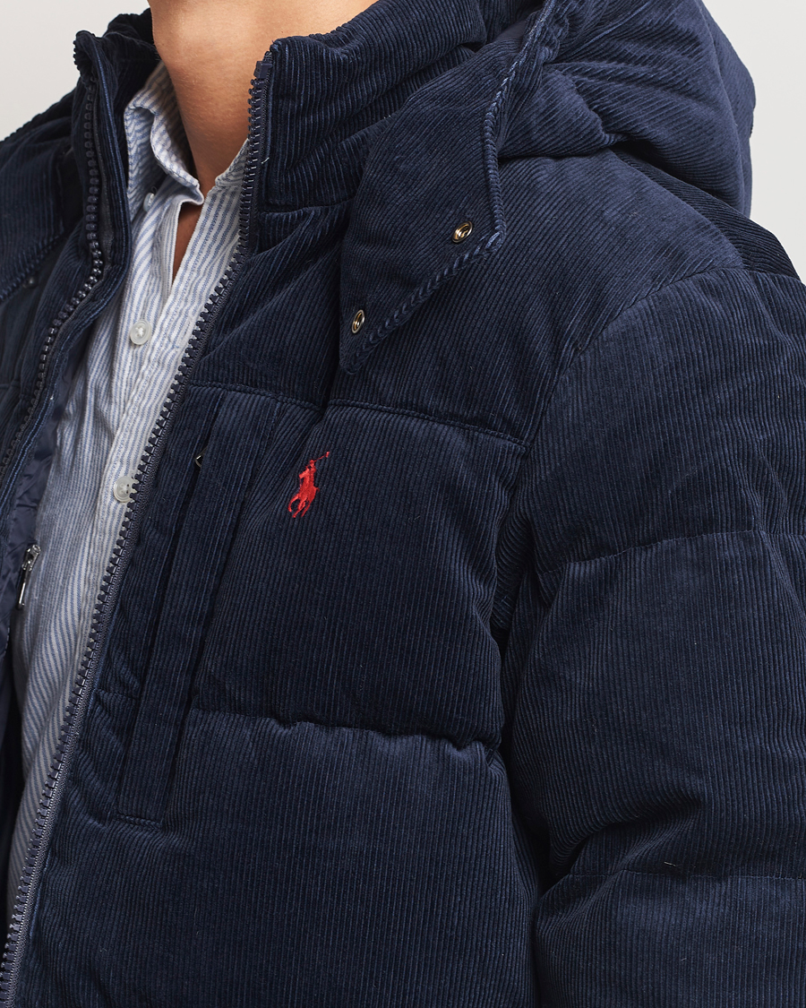 Herren | Jacken | Polo Ralph Lauren | El Cap Corduroy Down Jacket Aviator Navy