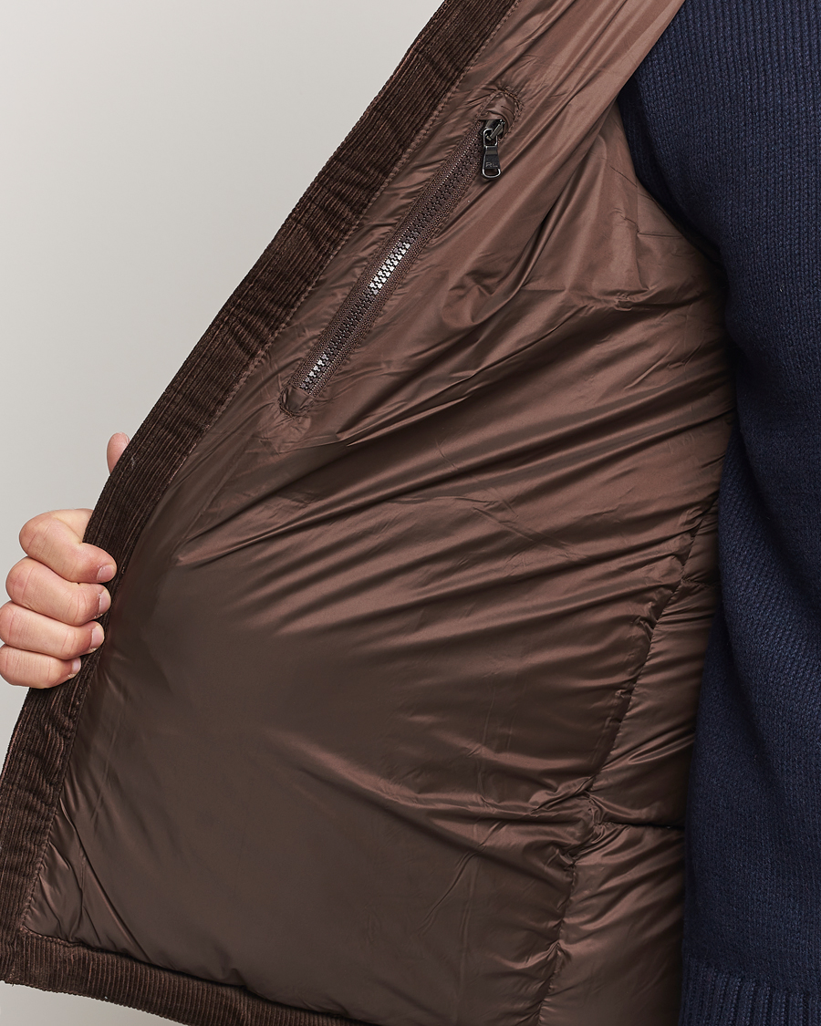 Herren | Jacken | Polo Ralph Lauren | El Cap Corduroy Down Jacket Dark Beech