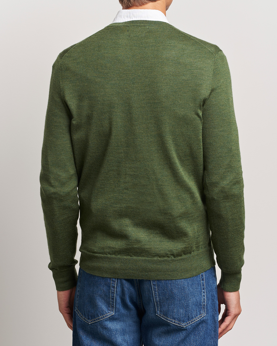 Herren | Pullover | Polo Ralph Lauren | Merino Crew Neck Pullover Classic Olive Heather