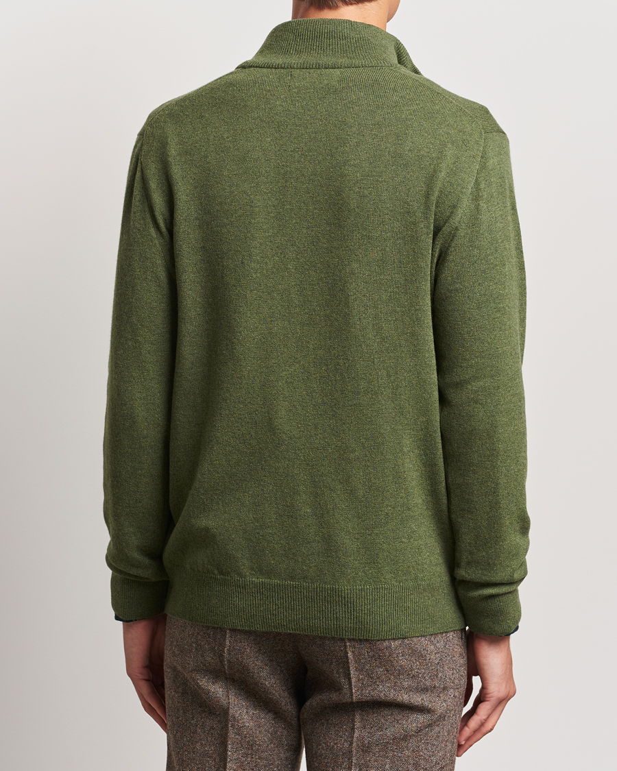 Herren | Pullover | Polo Ralph Lauren | Merino Half-Zip Sweater Classic Olive Heather