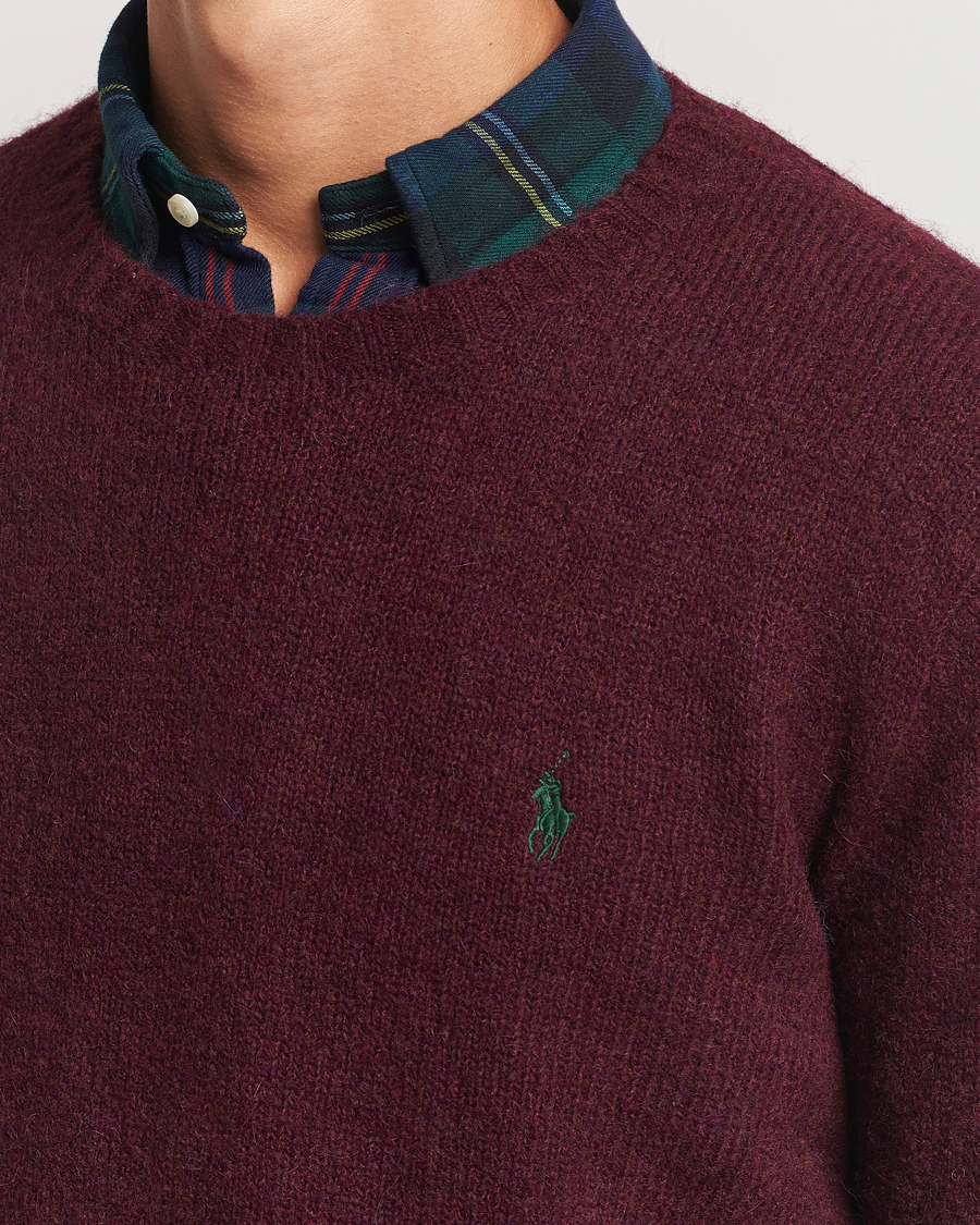 Herren | Pullover | Polo Ralph Lauren | Alpaca Crew Neck Sweater Aged Wine Heather