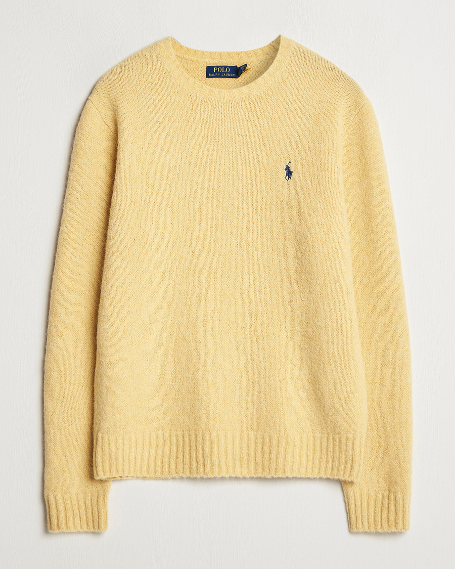 Herren | Pullover | Polo Ralph Lauren | Alpaca Crew Neck Sweater Shetland Yellow