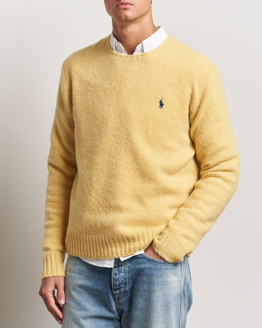Herren | Pullover | Polo Ralph Lauren | Alpaca Crew Neck Sweater Shetland Yellow
