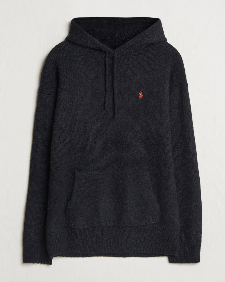 Herren | Pullover | Polo Ralph Lauren | Alpaca Hoodie Polo Black