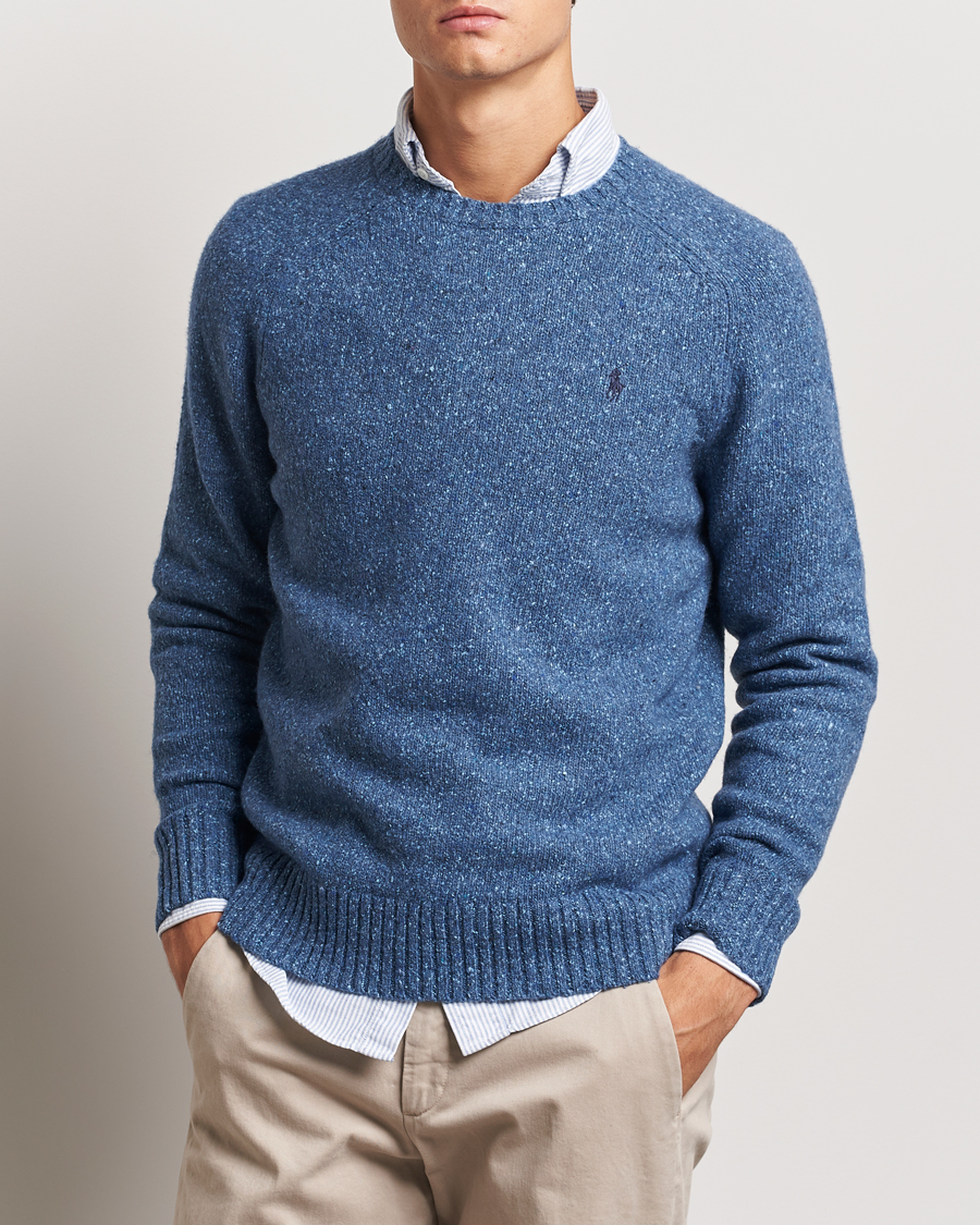 Herren | Pullover | Polo Ralph Lauren | Donegal Sweater Chambrey Blue