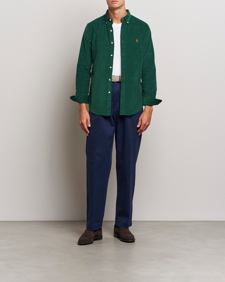 Herren | Hemden | Polo Ralph Lauren | Slim Fit Corduroy Shirt Vintage Pine