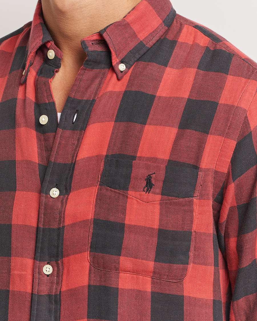 Herren | Hemden | Polo Ralph Lauren | Double Face Custom Fit Check Shirt Red/Black