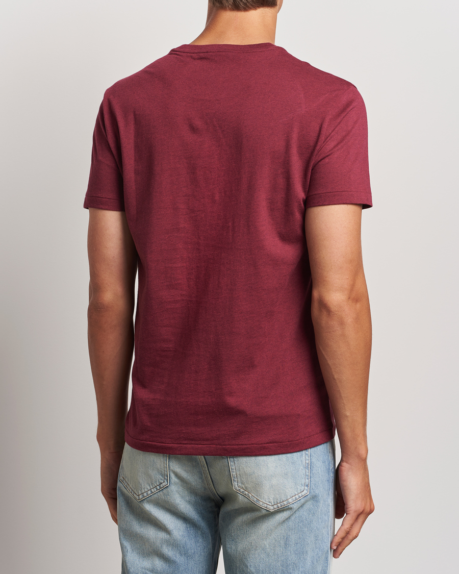 Herren | T-Shirts | Polo Ralph Lauren | Custom Slim Fit Tee Vintage Port Heather