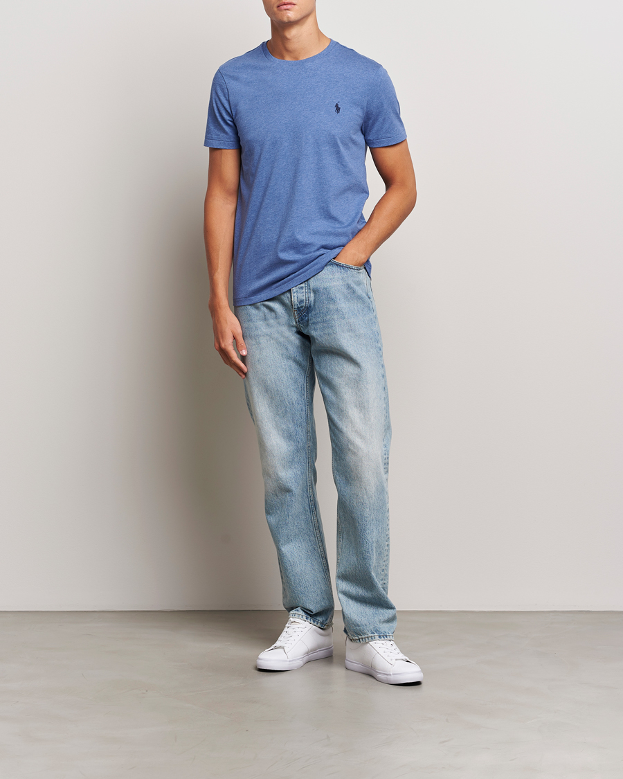 Herren | T-Shirts | Polo Ralph Lauren | Crew Neck T-Shirt Faded Royal Heahter