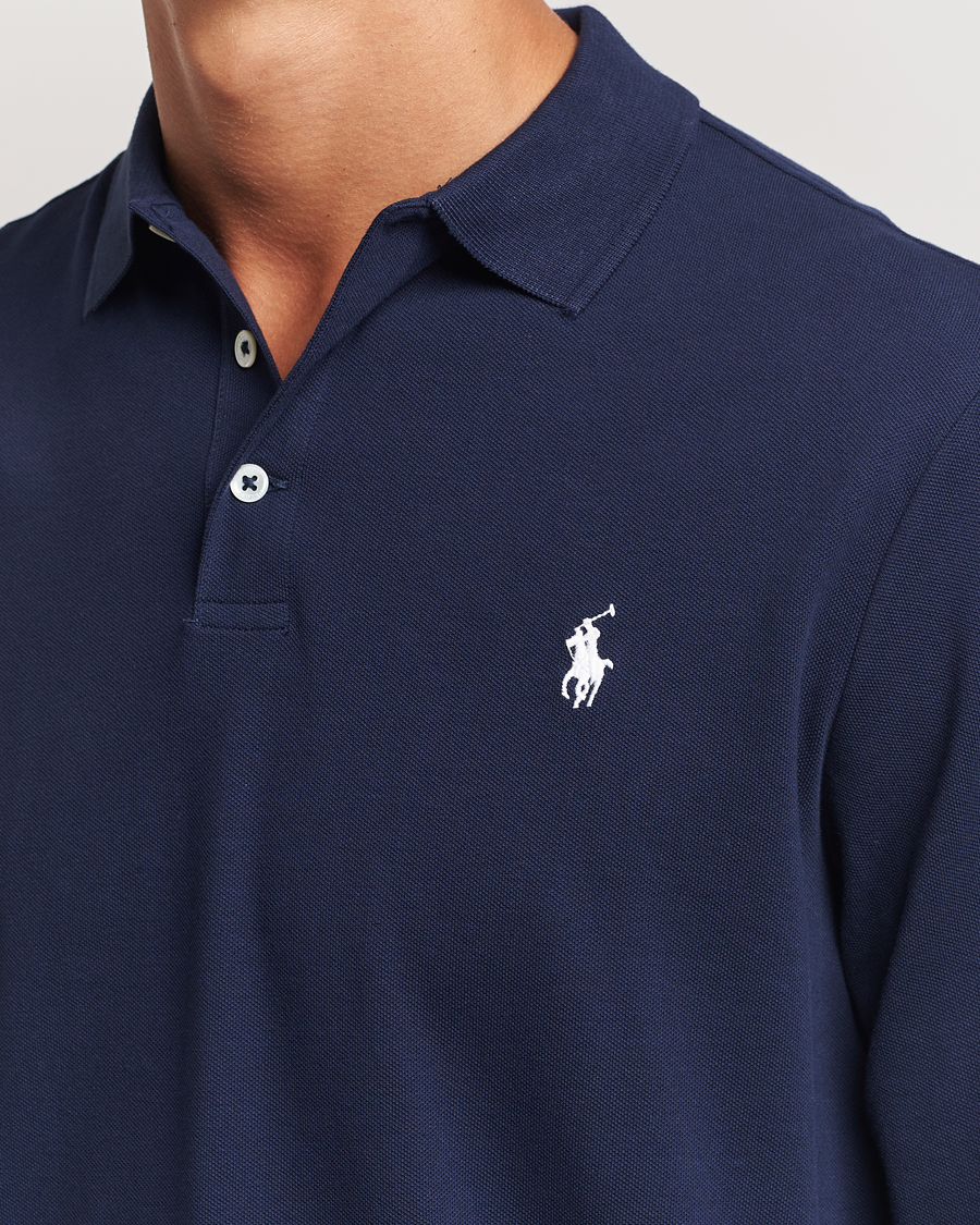 Herren | Pullover | Polo Ralph Lauren | Custom Slim Fit Long Sleeve Polo Refined Navy