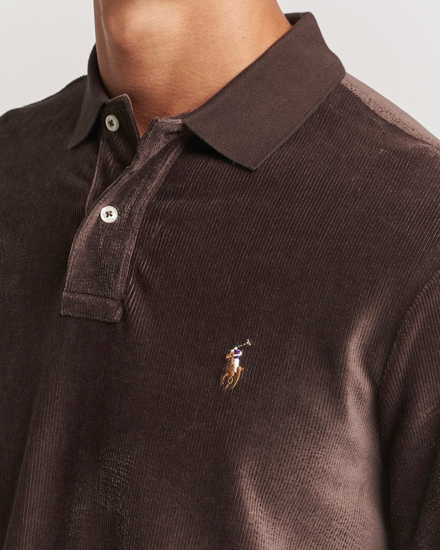 Herren | Pullover | Polo Ralph Lauren | Corduroy Long Sleeve Polo Circuit Brown