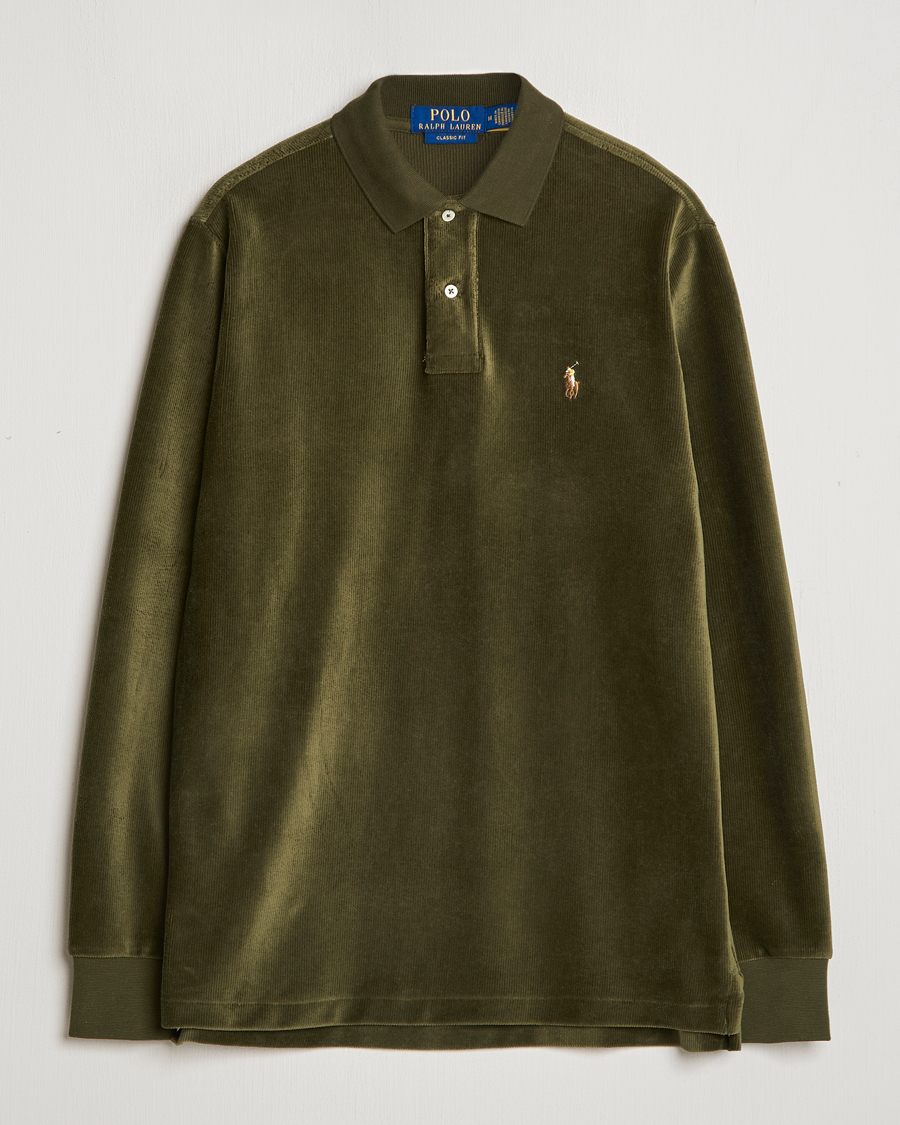 Herren | Pullover | Polo Ralph Lauren | Corduroy Long Sleeve Polo Dark Loden