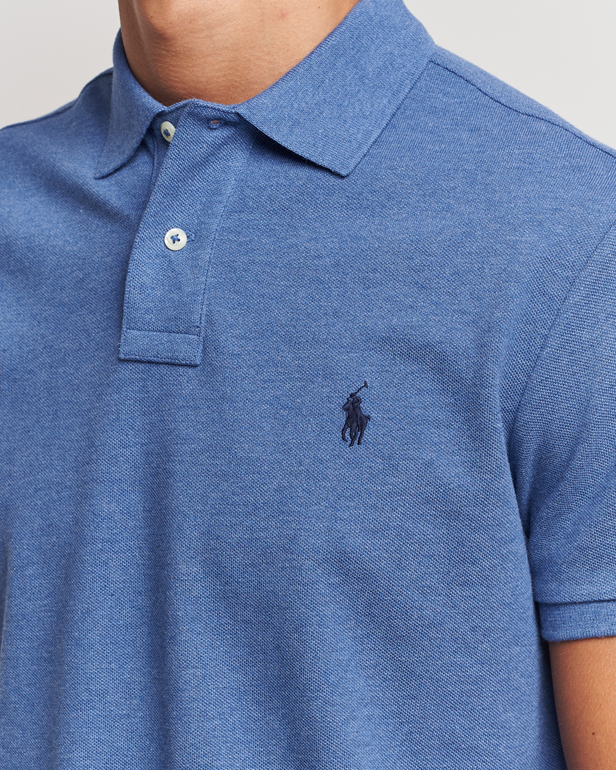 Herren | Poloshirts | Polo Ralph Lauren | Custom Slim Fit Polo Faded Royal Heather