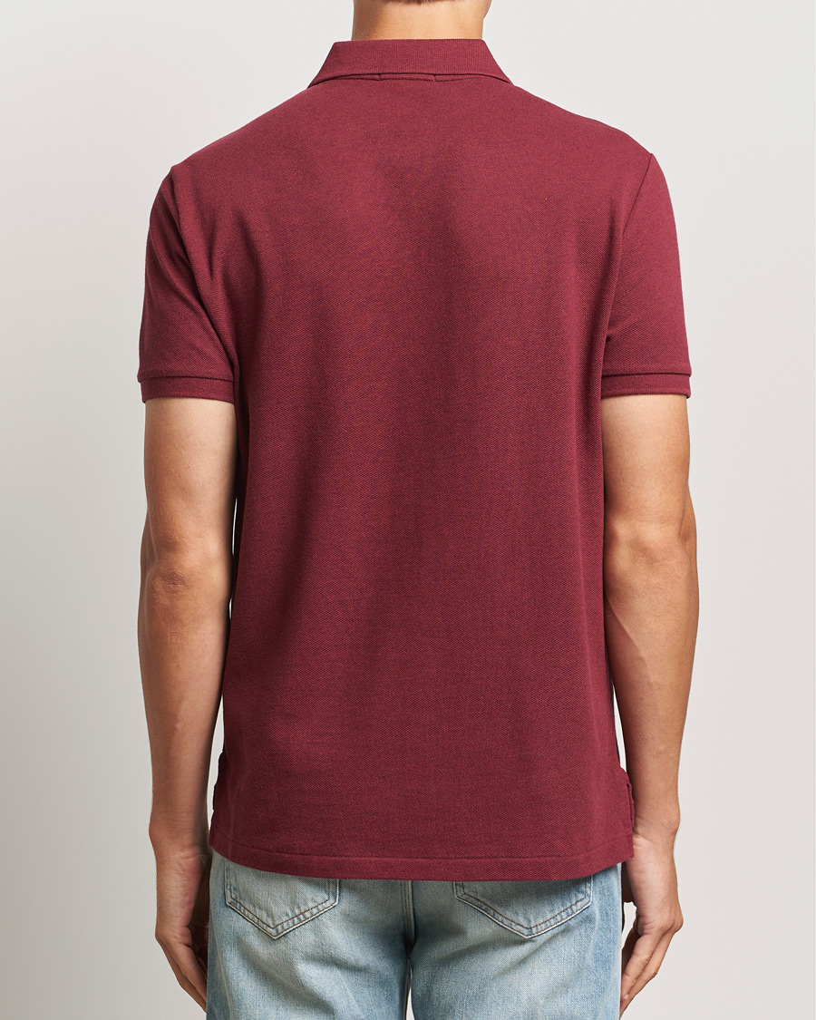 Herren | Poloshirts | Polo Ralph Lauren | Custom Slim Fit Polo Vintage Port Heather