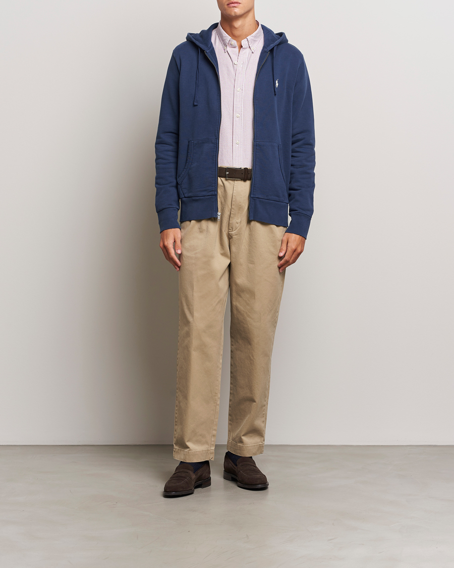 Herren | Pullover | Polo Ralph Lauren | Loopback Terry Full-Zip Hoodie Cruise Navy