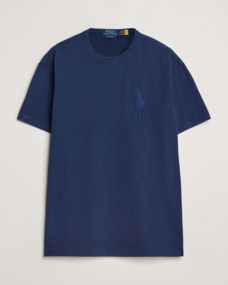 Herren | T-Shirts | Polo Ralph Lauren | Tonal Polo Player Tee Cruise Navy
