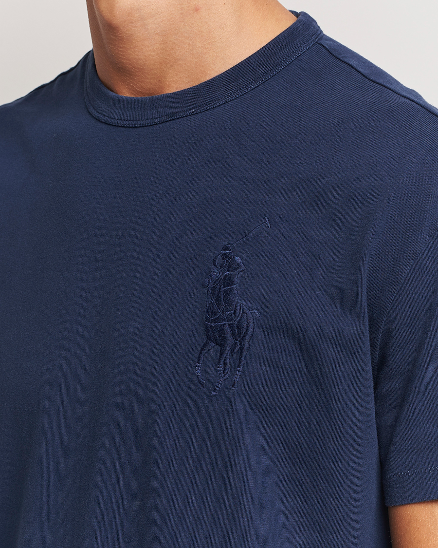 Herren | T-Shirts | Polo Ralph Lauren | Tonal Polo Player Tee Cruise Navy