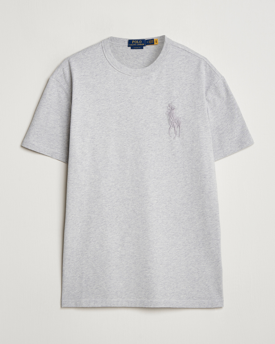 Herren | T-Shirts | Polo Ralph Lauren | Tonal Polo Player Tee Spring Heather