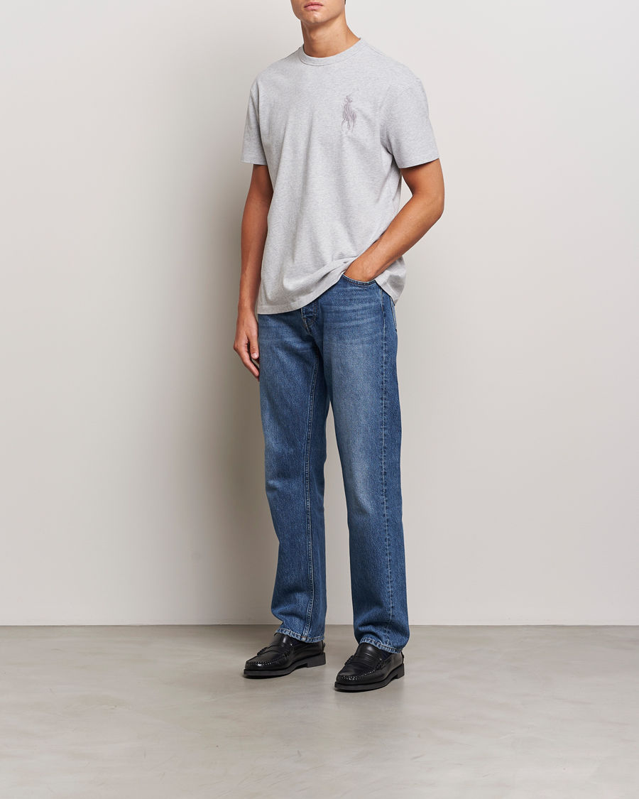 Herren | T-Shirts | Polo Ralph Lauren | Tonal Polo Player Tee Spring Heather