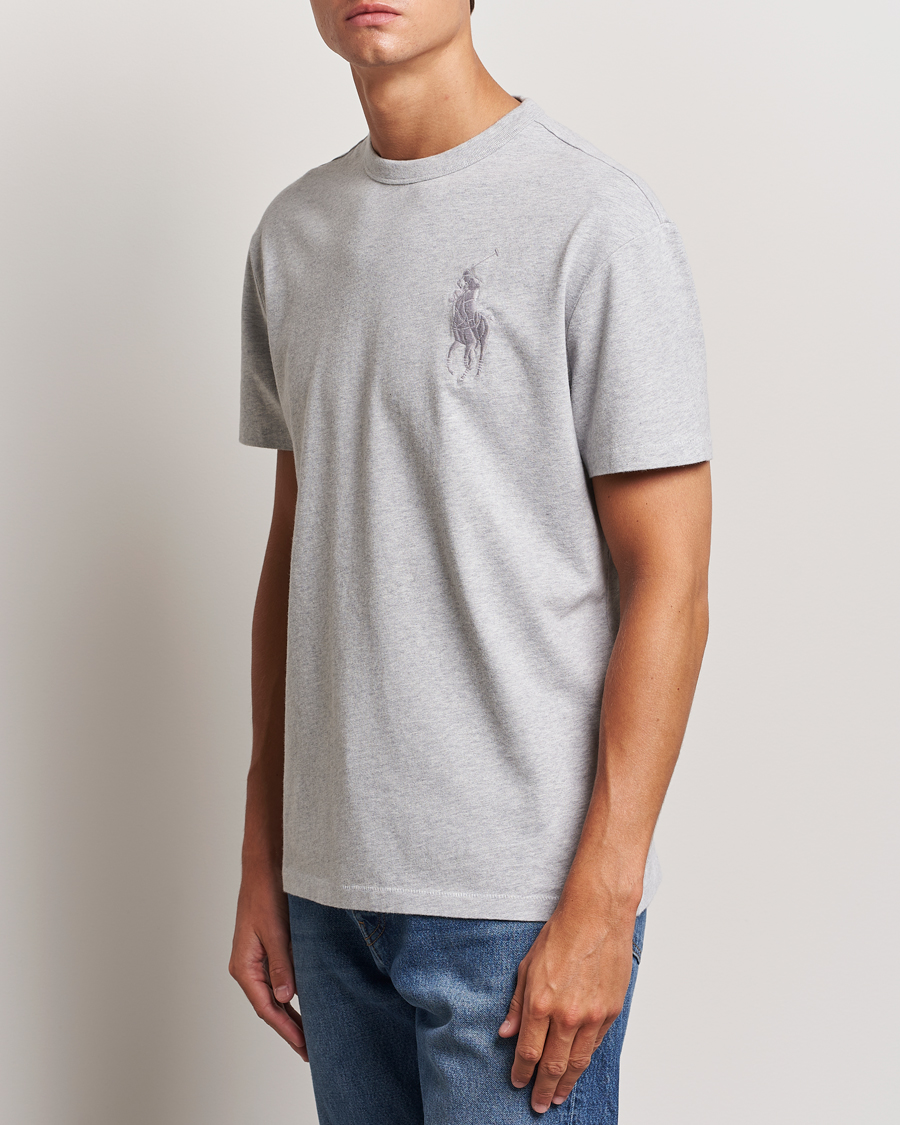 Herren | T-Shirts | Polo Ralph Lauren | Tonal Polo Player Tee Spring Heather