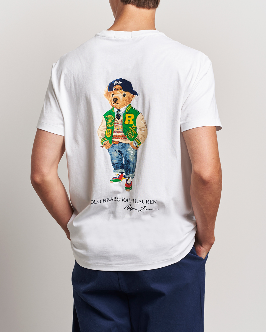 Herren | T-Shirts | Polo Ralph Lauren | Pocket Tee White Varsity Bear