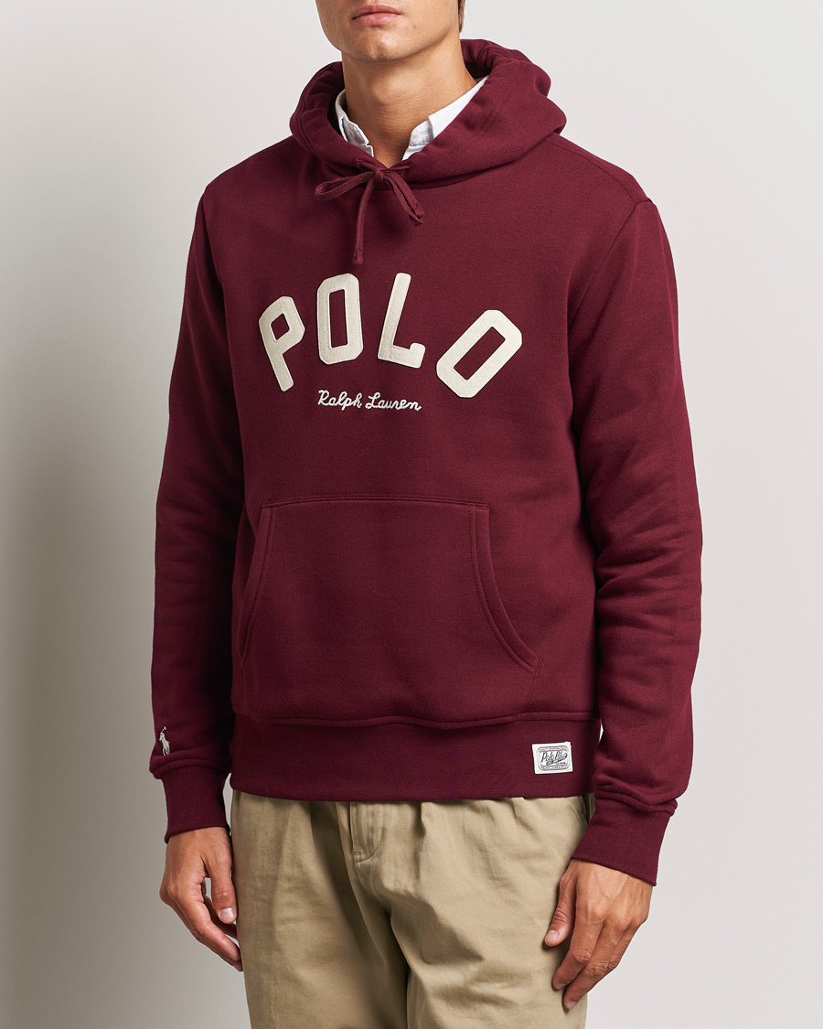 Herren | Pullover | Polo Ralph Lauren | RL Varsity Fleece Hoodie Classic Wine