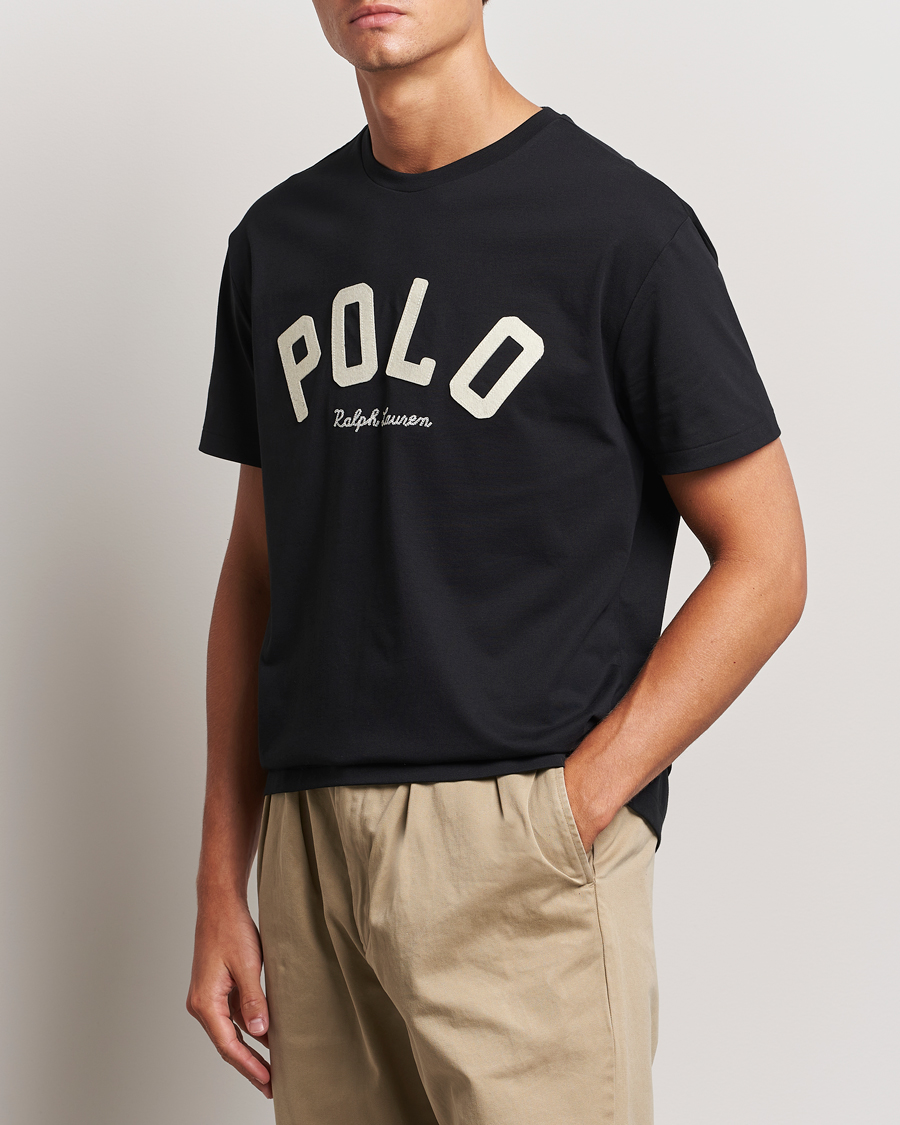 Herren | T-Shirts | Polo Ralph Lauren | RL Varsity Tee Polo Black