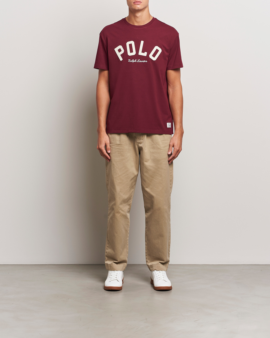 Herren | T-Shirts | Polo Ralph Lauren | RL Varsity Tee Classic Wine