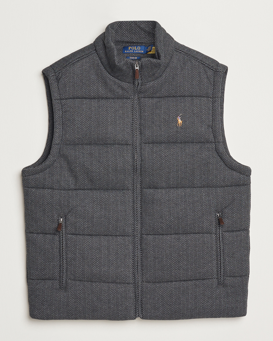Herren | Jacken | Polo Ralph Lauren | Quilted Vest Stadium Grey Heather Herringbone
