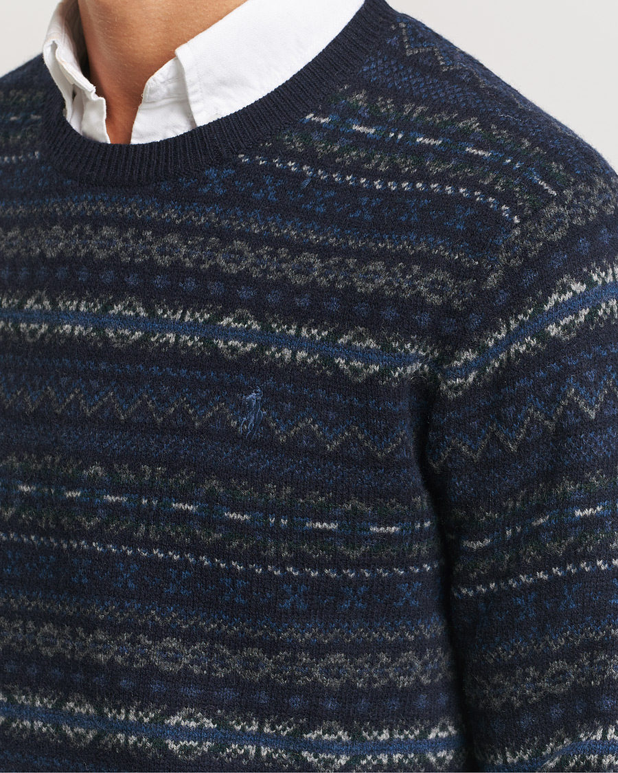 Herren | Pullover | Polo Ralph Lauren | Wool Fairisle Sweater Navy Combo