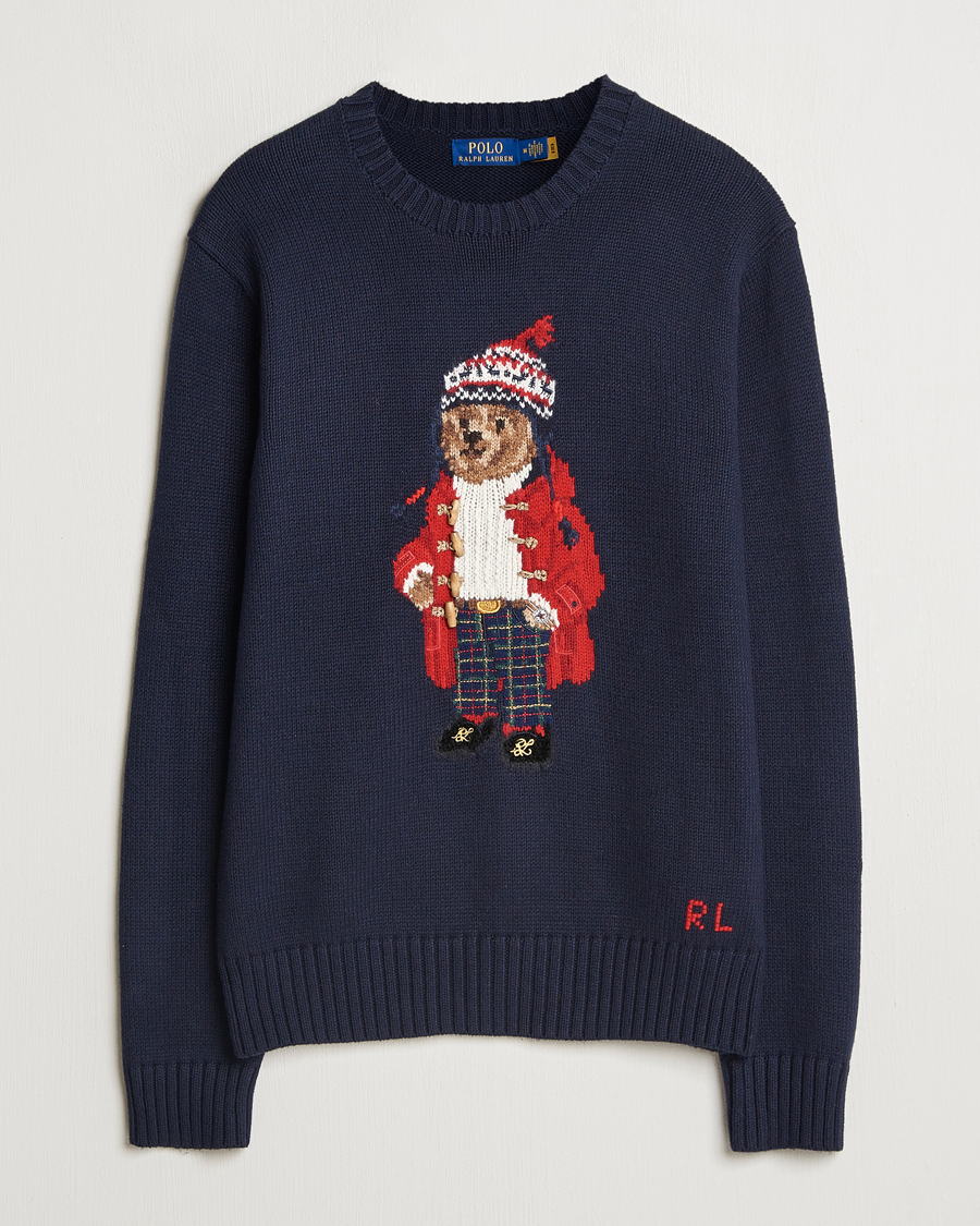 Herren | Pullover | Polo Ralph Lauren | Holiday Bear Sweater RL Navy