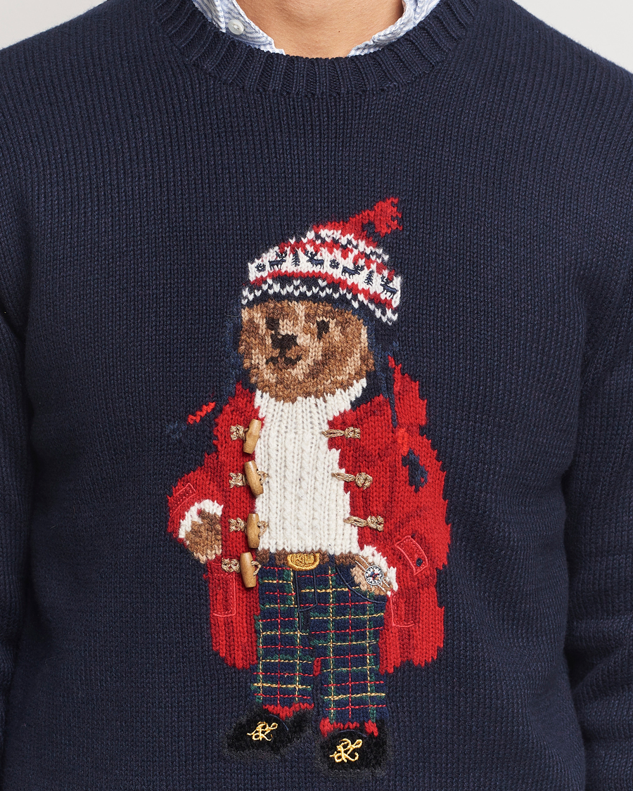 Herren | Pullover | Polo Ralph Lauren | Holiday Bear Sweater RL Navy