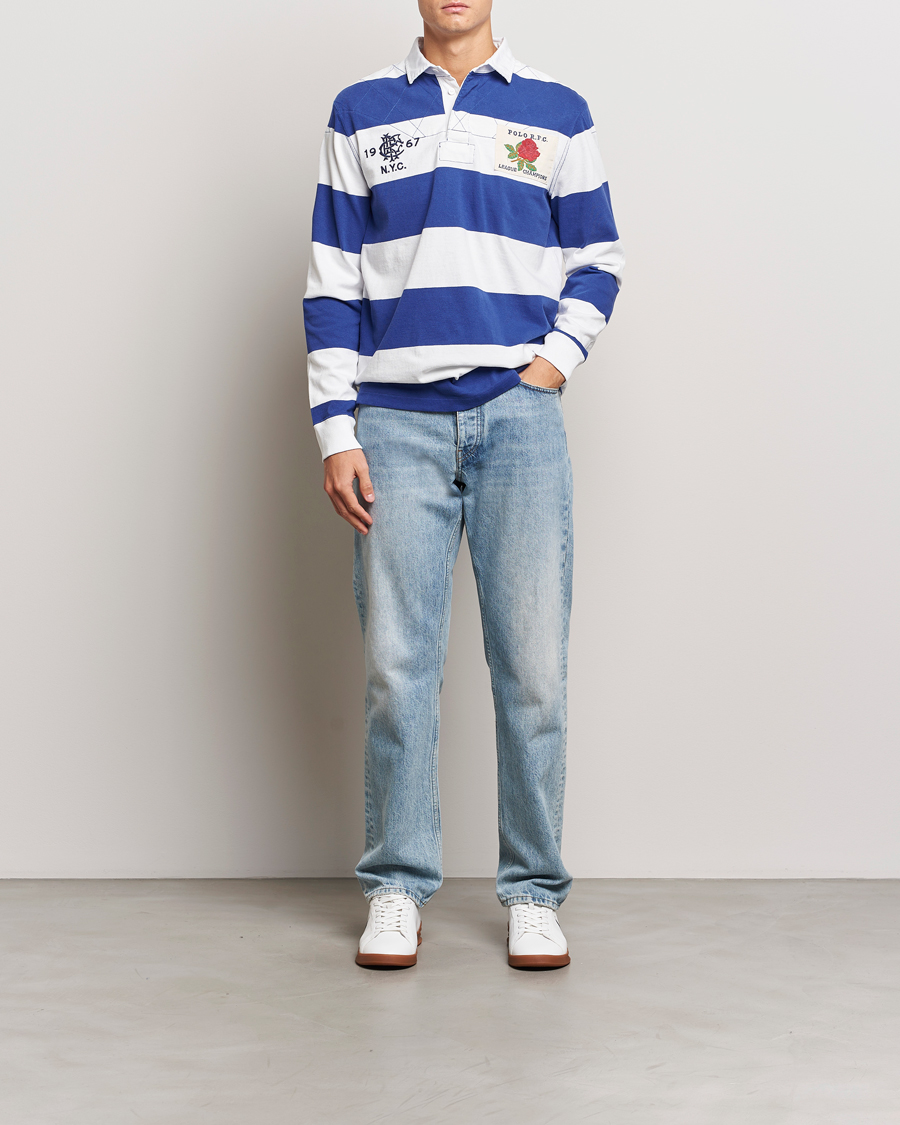 Herren | Pullover | Polo Ralph Lauren | Rugby Patch Deckwash White/Active Blue