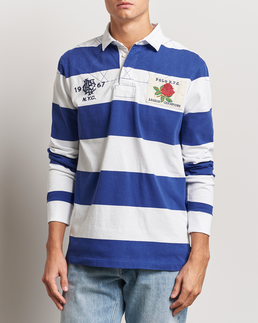 Herren | Pullover | Polo Ralph Lauren | Rugby Patch Deckwash White/Active Blue