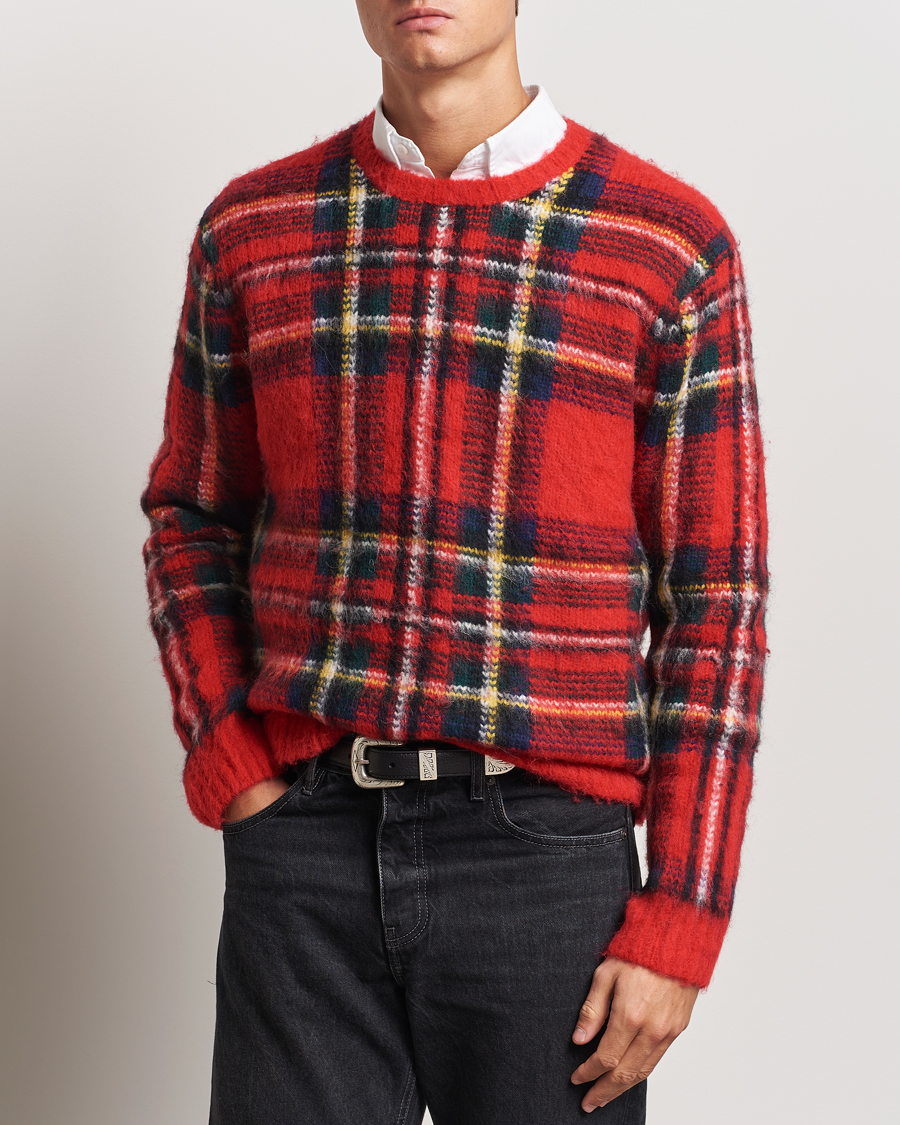 Herren | Pullover | Polo Ralph Lauren | Plaid Wool Sweater Red Combo