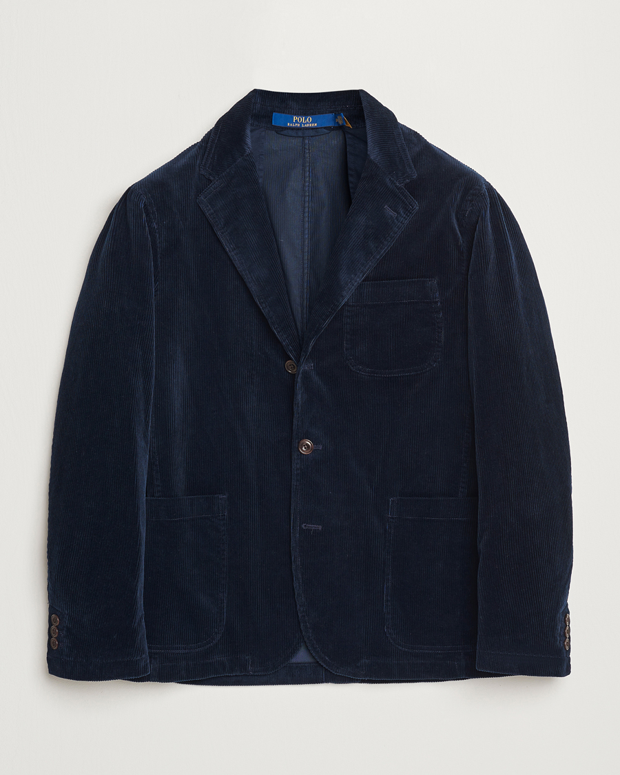 Herren | Sakkos | Polo Ralph Lauren | Corduroy Stretch Blazer Aviator Navy