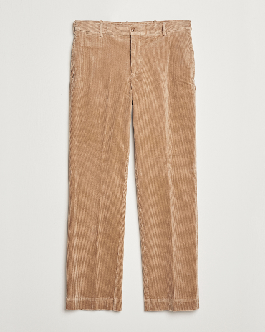 Herren | Hosen | Polo Ralph Lauren | Corduroy Pleated Trousers Hazelnut