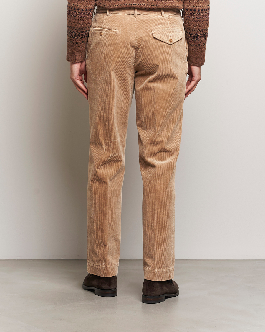 Herren | Hosen | Polo Ralph Lauren | Corduroy Pleated Trousers Hazelnut