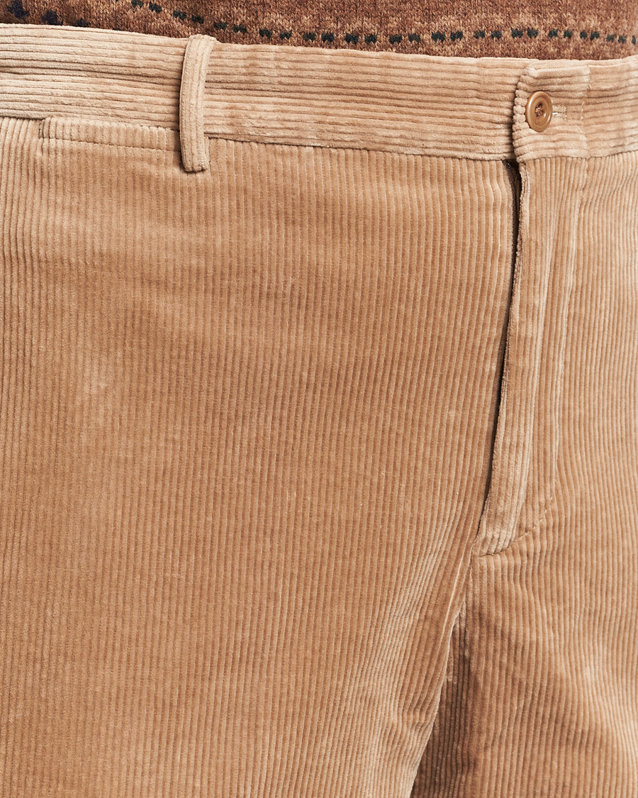 Herren | Hosen | Polo Ralph Lauren | Corduroy Pleated Trousers Hazelnut