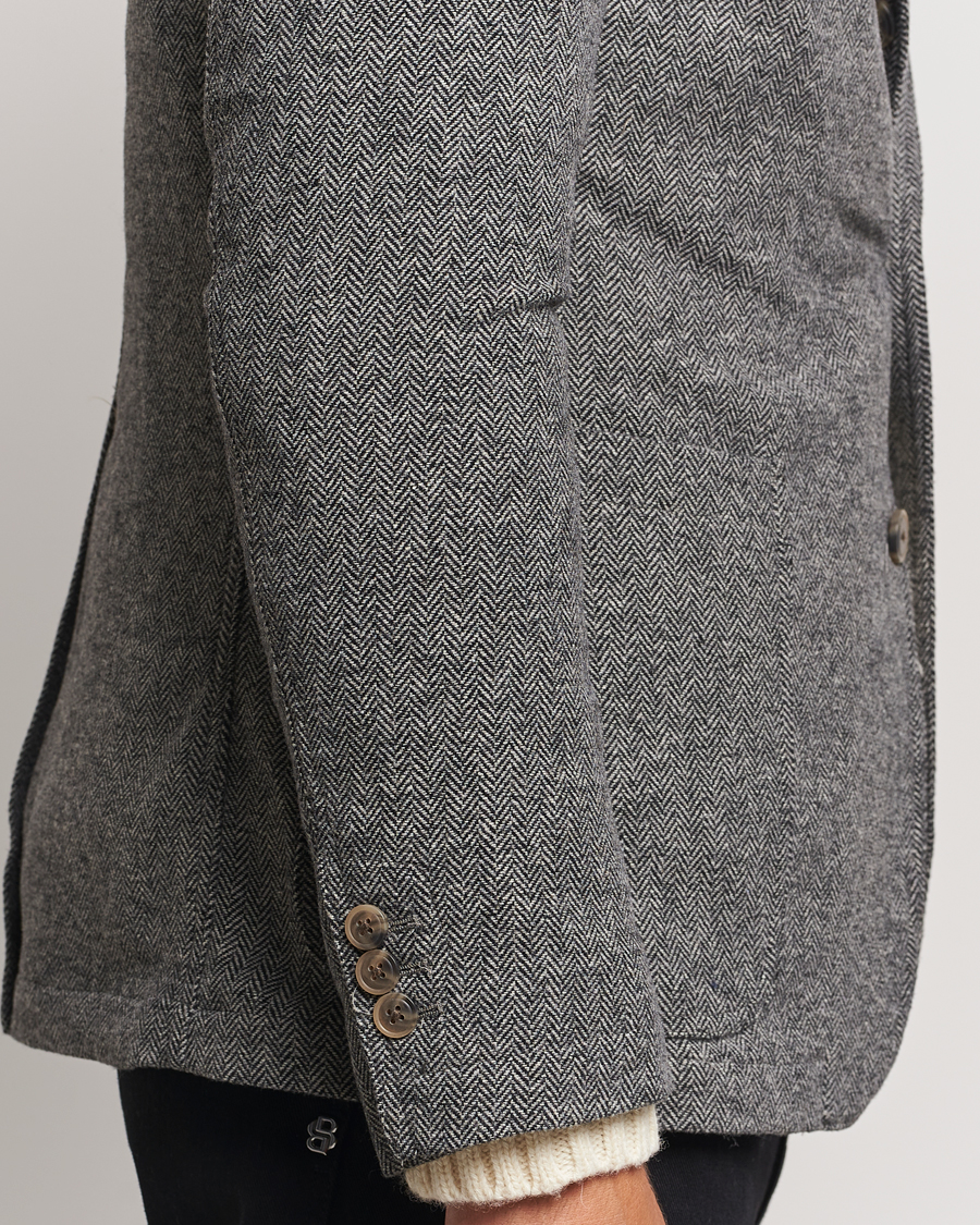 Herren | Sakkos | Polo Ralph Lauren | Classic Herringbone Sportcoat Black/Cream