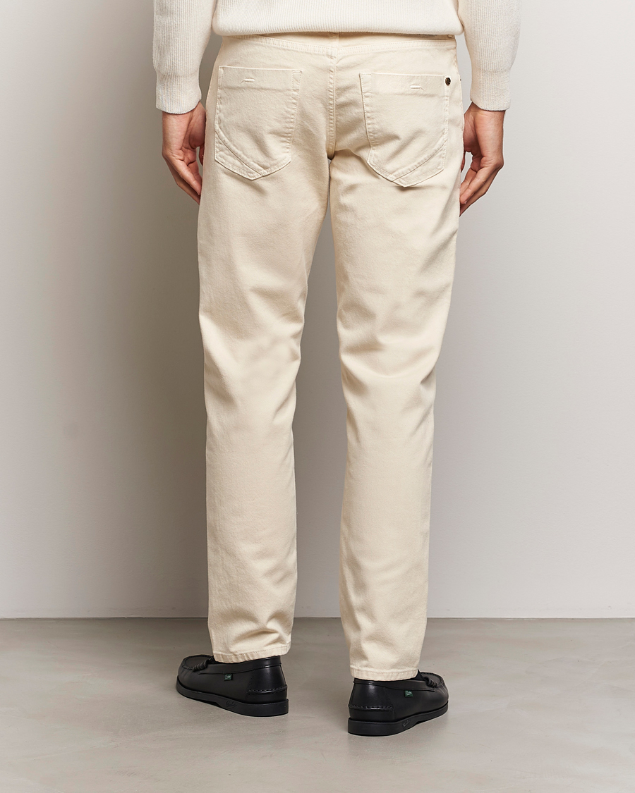 Herren | Hosen | Incotex | 5-Pocket Bull Denim Pants Off White
