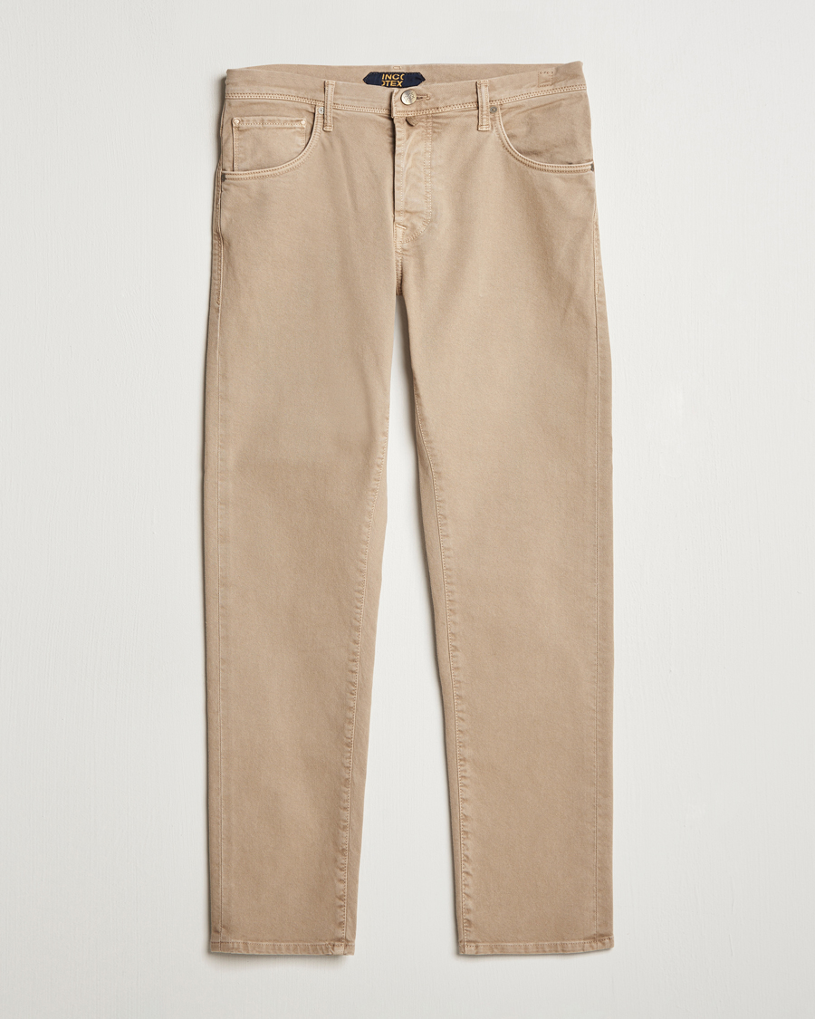 Herren | Hosen | Incotex | 5-Pocket Bull Denim Pants Beige