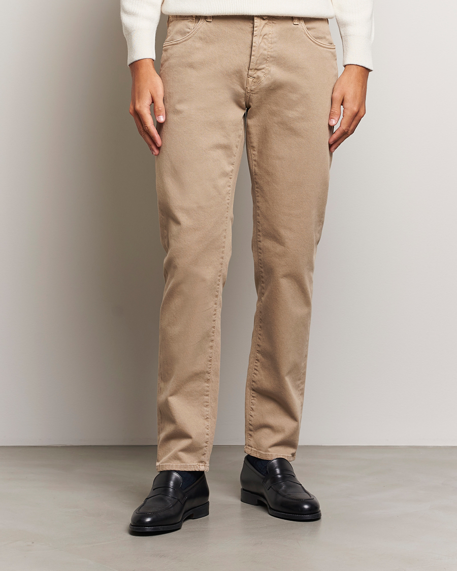 Herren | Hosen | Incotex | 5-Pocket Bull Denim Pants Beige