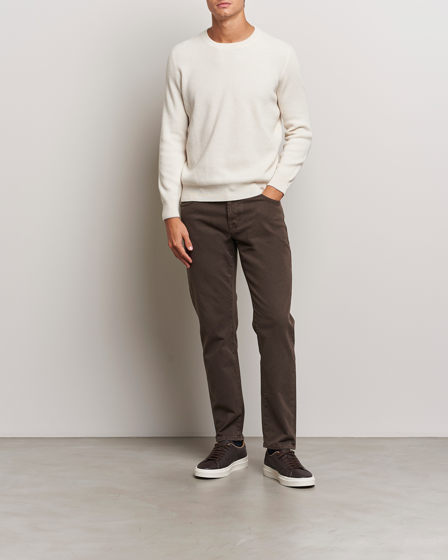 Herren | Hosen | Incotex | 5-Pocket Bull Denim Pants Dark Brown