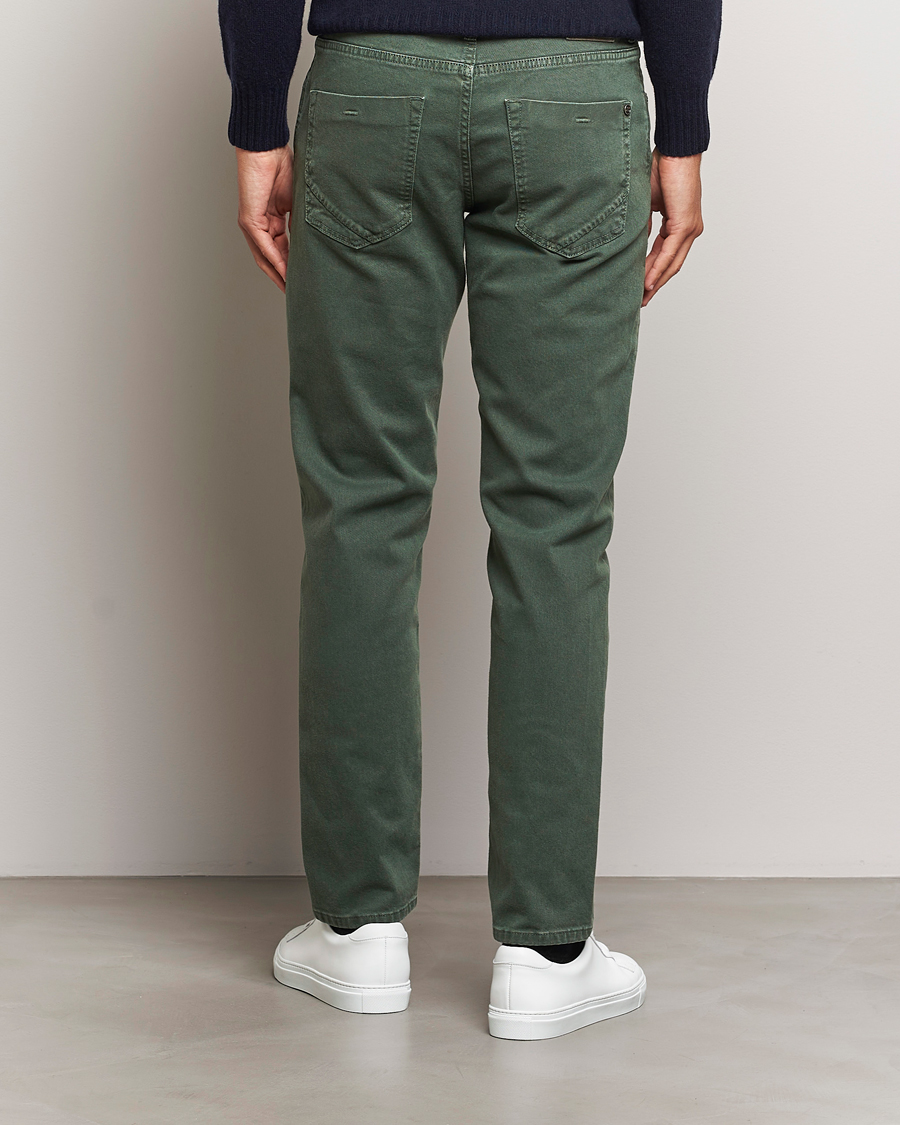 Herren | Hosen | Incotex | 5-Pocket Bull Denim Pants Dark Green