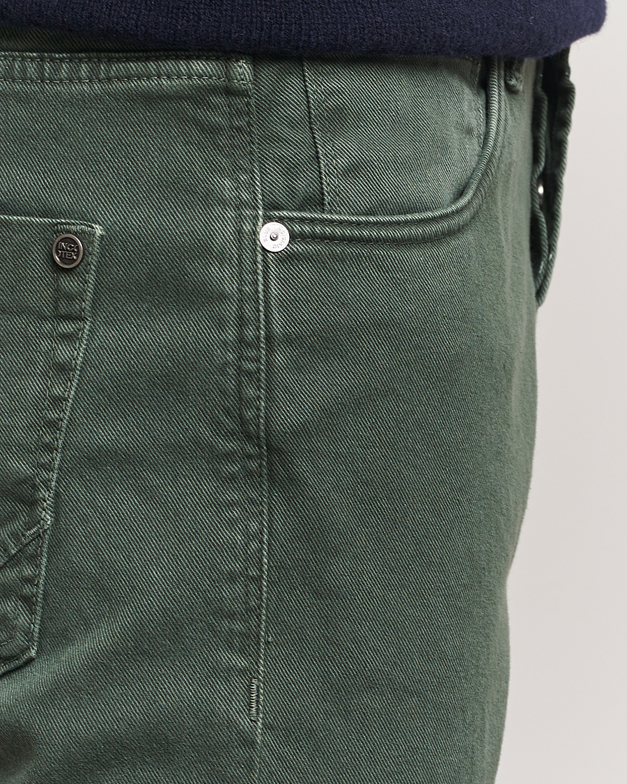 Herren | Hosen | Incotex | 5-Pocket Bull Denim Pants Dark Green