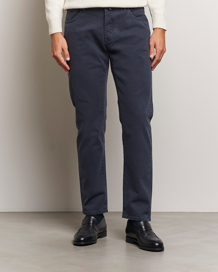 Herren | Hosen | Incotex | 5-Pocket Bull Denim Pants Navy