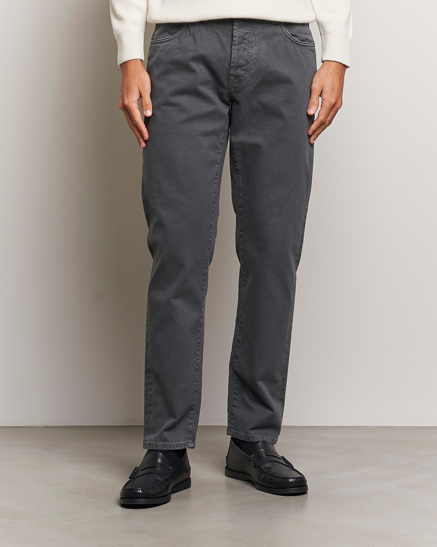 Herren | Hosen | Incotex | 5-Pocket Bull Denim Pants Dark Grey