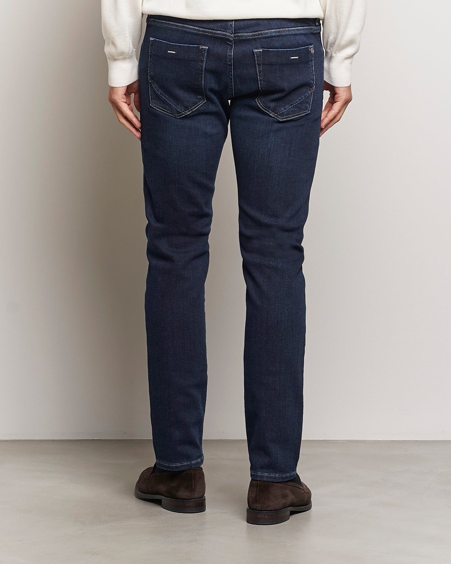 Herren | Jeans | Incotex | 5-Pocket Stretch Denim Dark Blue