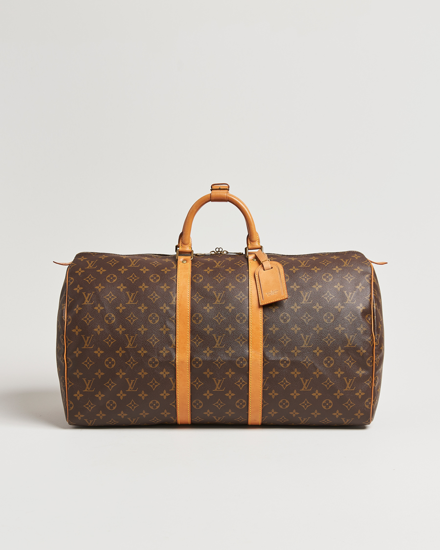 Herren | Louis Vuitton Pre-Owned Keepall 55 Bag Monogram | Louis Vuitton Pre-Owned | Keepall 55 Bag Monogram